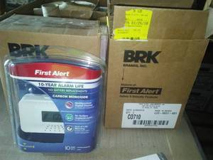 lot 61 image: Carbon Monoxide Alarm, First Alert (6)