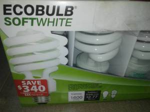 lot 62 image: Light Bulbs (5) 4 pk Low Wattage