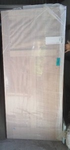 lot 69 image: Wood 3 Panel Interior Door, New, Slab Only