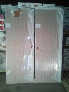 lot 91 image: 2 Hollow Core Doors, each left and right hand, 3080