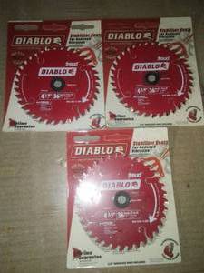 lot 143 image: Diablo 3-4 38 in. blades, 36 teeth