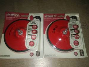 lot 146 image: Diablo 5 in. Stick Fast Rotary Sanding Pad