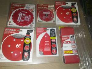 lot 147 image: Diablo Misc. Sanding Blades  See pictures
