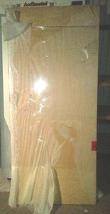 lot 154 image: Oak 36 in. Interior Door, Slab Only.