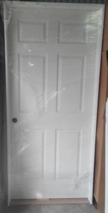 lot 187 image: 36 in. Interior Pre-Hung, 6 Panel Door Bayer