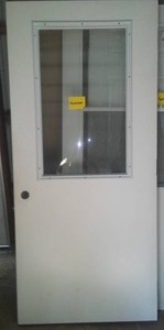 lot 200 image: Exterior Door with Glass Window, 36 in.