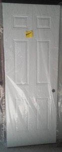 lot 202 image: Exterior Door, 6 panel