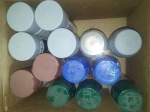lot 216 image: Spray Paint (13) Clear, Gloss and primers