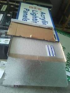lot 231 image: 2 x 4 Drop in Light Panels, (6), Acrylic