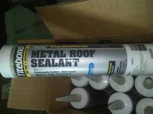 lot 212 image: Weathermaster Metal Roof Sealant Caulk, Gray (9)