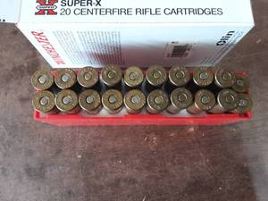 lot 9 image: Winchester & Peters .348 Box Of 18