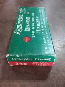 lot 11 image: Remington Cleanbore .348 Win. 200 Grain Soft Point Full Box Of 20