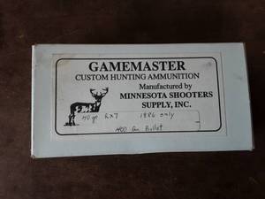 lot 18 image: Gamemaster 45-70 Government 400 Grain Bullet Full Box Of 20