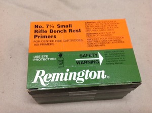 1000 Remington No 7 12 Small Rifle Bench Rest Primers