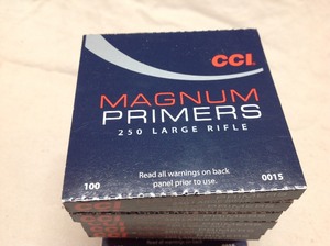 1000 CCI Magnum 250 Large Rifle Primers