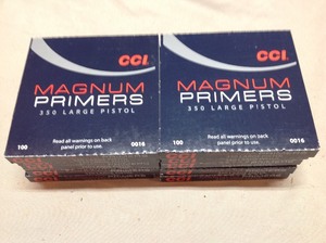 1000 CCI Magnum Large Pistol Primers