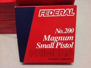 1000 Federal No 200 Magnum Small Pistol Primers