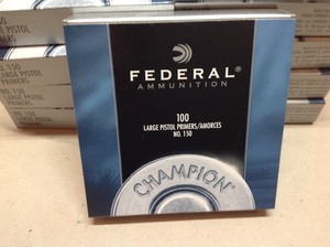1000 Federal No 150 Large Pistol Primers