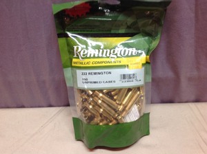 100 222 Remington Unprimed Cases
