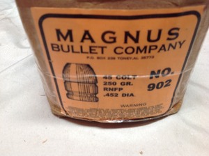 15# 45 Colt 250 Gr Bullets No 902 .452