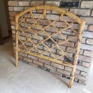 lot 31 image: Rattan Twin Headboards