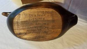 lot 74 image: Hand Carved Duck Decoys by Hummel