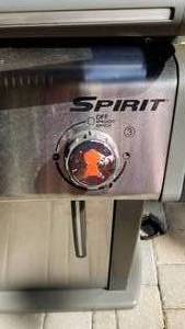 lot 129 image: Weber Spirit Gas Grill with Searing Station and Cover