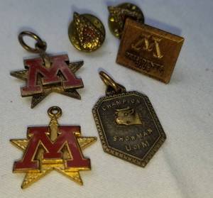lot 119 image: Vintage University of Minnesota Pendants