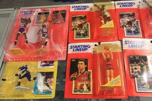 Basketball Hockey Kenner Starting Lineup Resale Lot  9 Figures