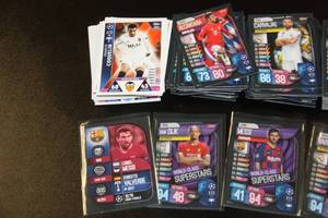 Topps Match Attax Soccer Card Lot  150 Cards