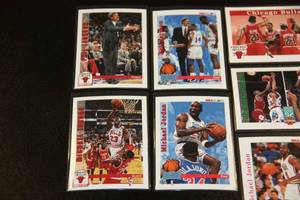 1992-93 Hoops Michael Jordan and Phil Jackson Lot  7 Cards