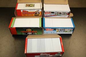 Topps Football Card Partial Set Lot  5 Partial Sets