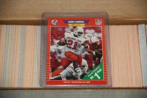 1989 Pro Set Football Complete Set  Barry Sanders Rookie
