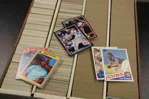 1985 Baseball Card Four Row Box