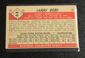 1953 Bowman Larry Doby #40