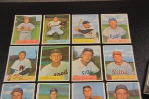 1954 Bowman Baseball Card Lot  47 Different Cards