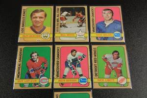 1972-73 Topps Hockey Card Lot  7 Different Cards