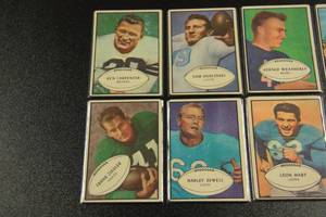 1953 Bowman Football Card Lot  8 Different Cards