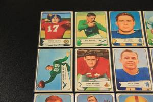 1954 Bowman Football Card Lot  16 Different Cards