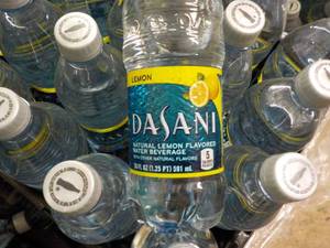 lot 56 image: Case of 24 Bottles Dasani Lemon Fla...