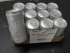 lot 184 image: Case of 12 - 6.5 oz KITU Super Espr...
