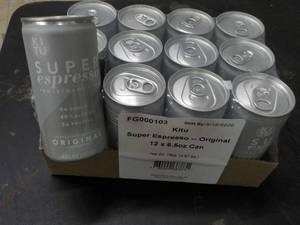lot 186 image: Case of 12 - 6.5 oz KITU Super Espr...