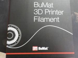 lot 217 image: BuMat 3D Printer Filament Green...
