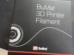 lot 218 image: BuMat 3D Printer Filament Green...