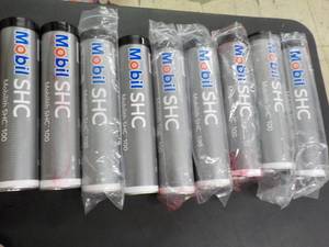 lot 229 image: 9 Tubes Mobil SHC Synthetic Grease...