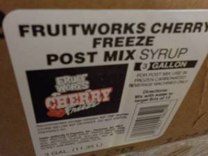 lot 266 image: 3 Gallon Fruitworks Cherry Freeze P...