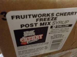 lot 267 image: 3 Gallon Fruitworks Cherry Freeze P...