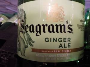 lot 270 image: Case of 8 - 2 Liter Bottles Seagram...