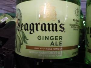 lot 271 image: Case of 8 - 2 Liter Bottles Seagram...