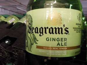 lot 273 image: Case of 8 - 2 Liter Bottles Seagram...